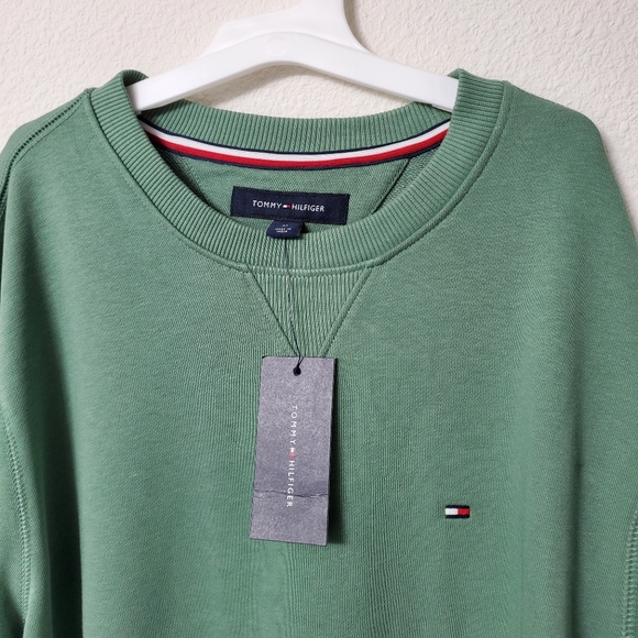 Tommy Hilfiger Men's Plain Crewneck Sweatshirt - M - Picture 4 of 7